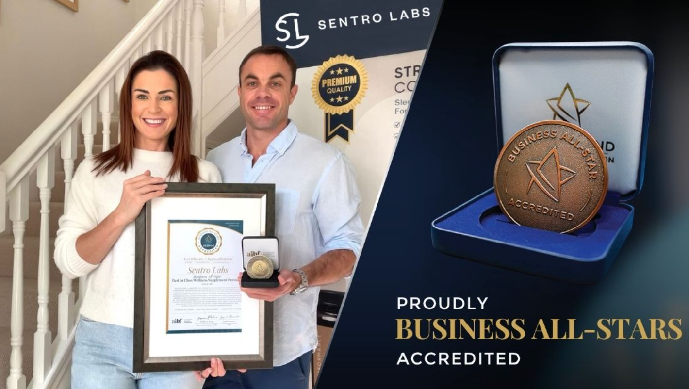Sentro Labs Named Business All-Star Best In Class Wellness Supplement Provider 2025–26