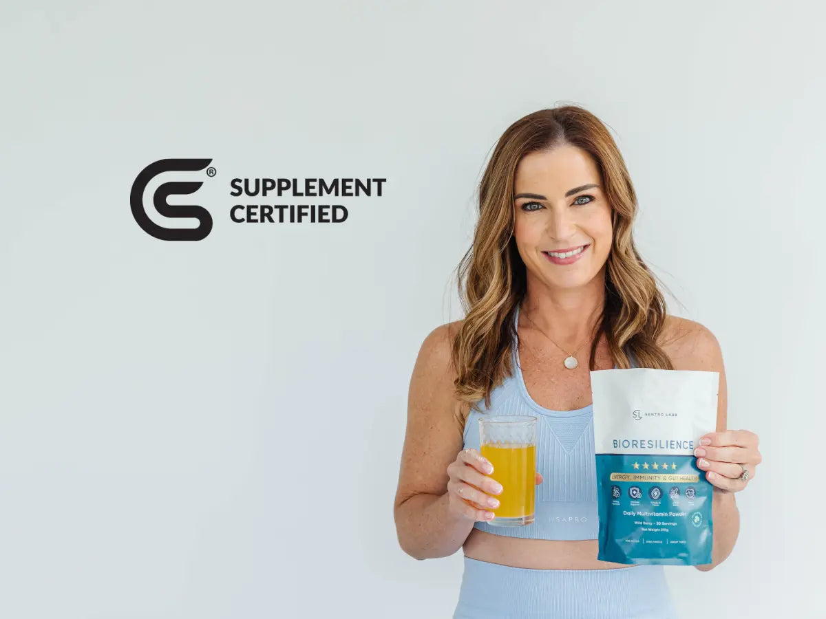 Sentro Labs is proudly Supplement Certified: Raising the Bar for Transparency and Trust SentroLabs