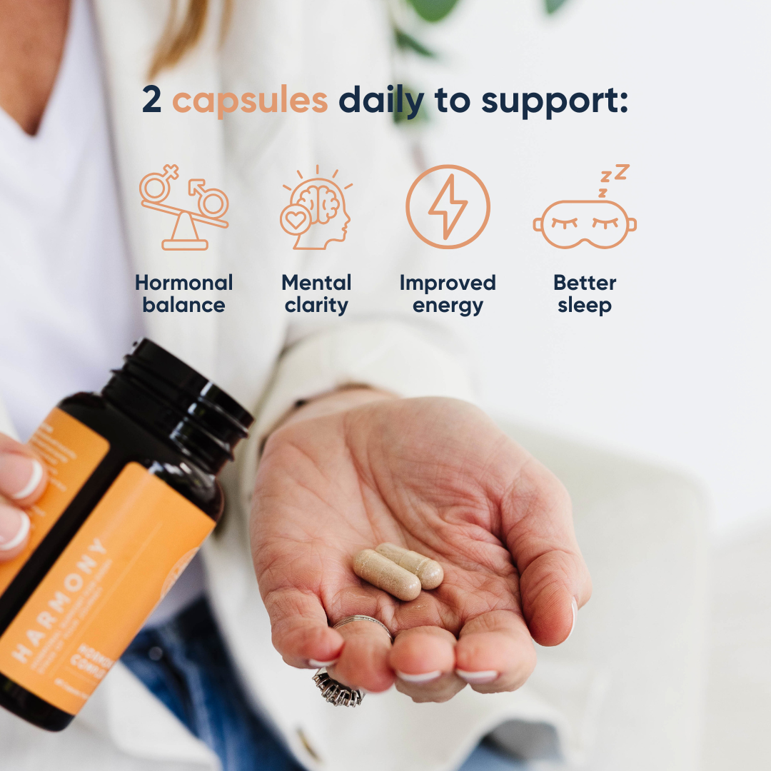 Female Hormone Support with Magnesium and Lion's Mane (60 Capsules)