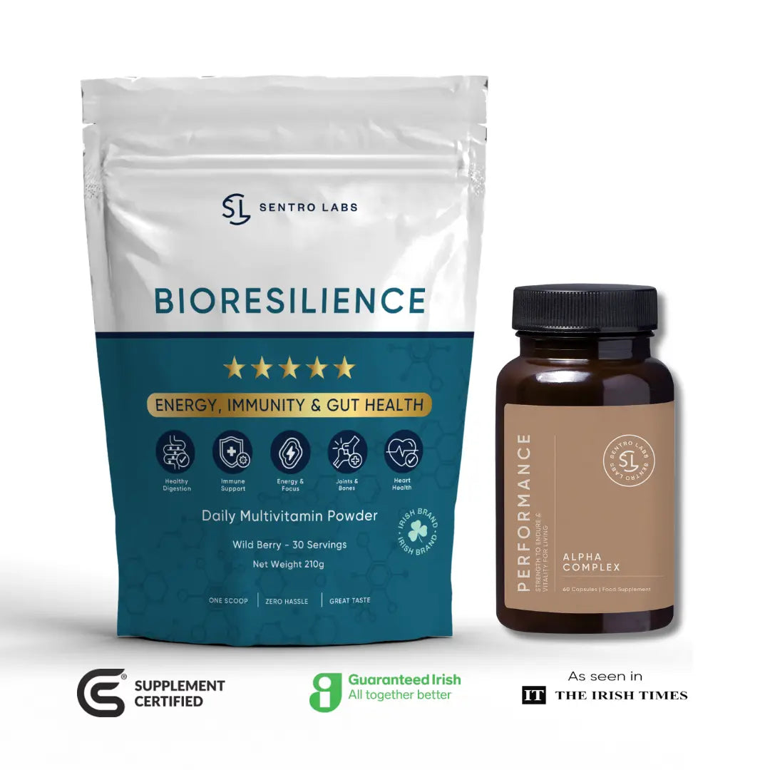 Performance & Bioresilience, Vitality & Energy Bundle (for Men) SentroLabs