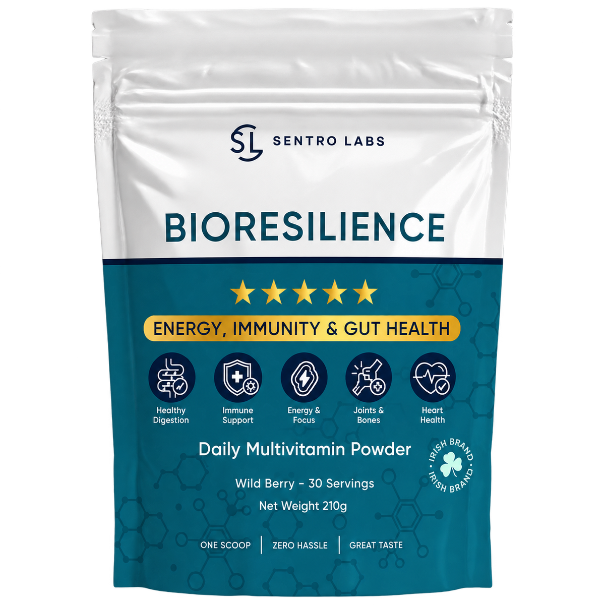 Bioresilience, Daily Multivitamin Powder SentroLabs
