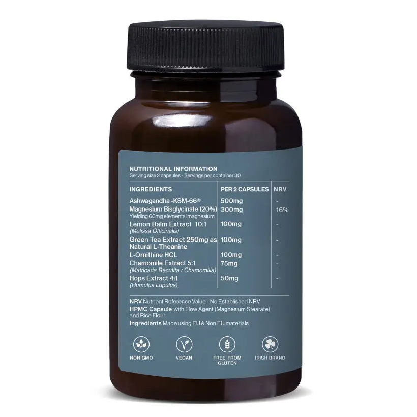 Sleep & Stress Support. Relaxation & Calm (60 Capsules) 1 SentroLabs