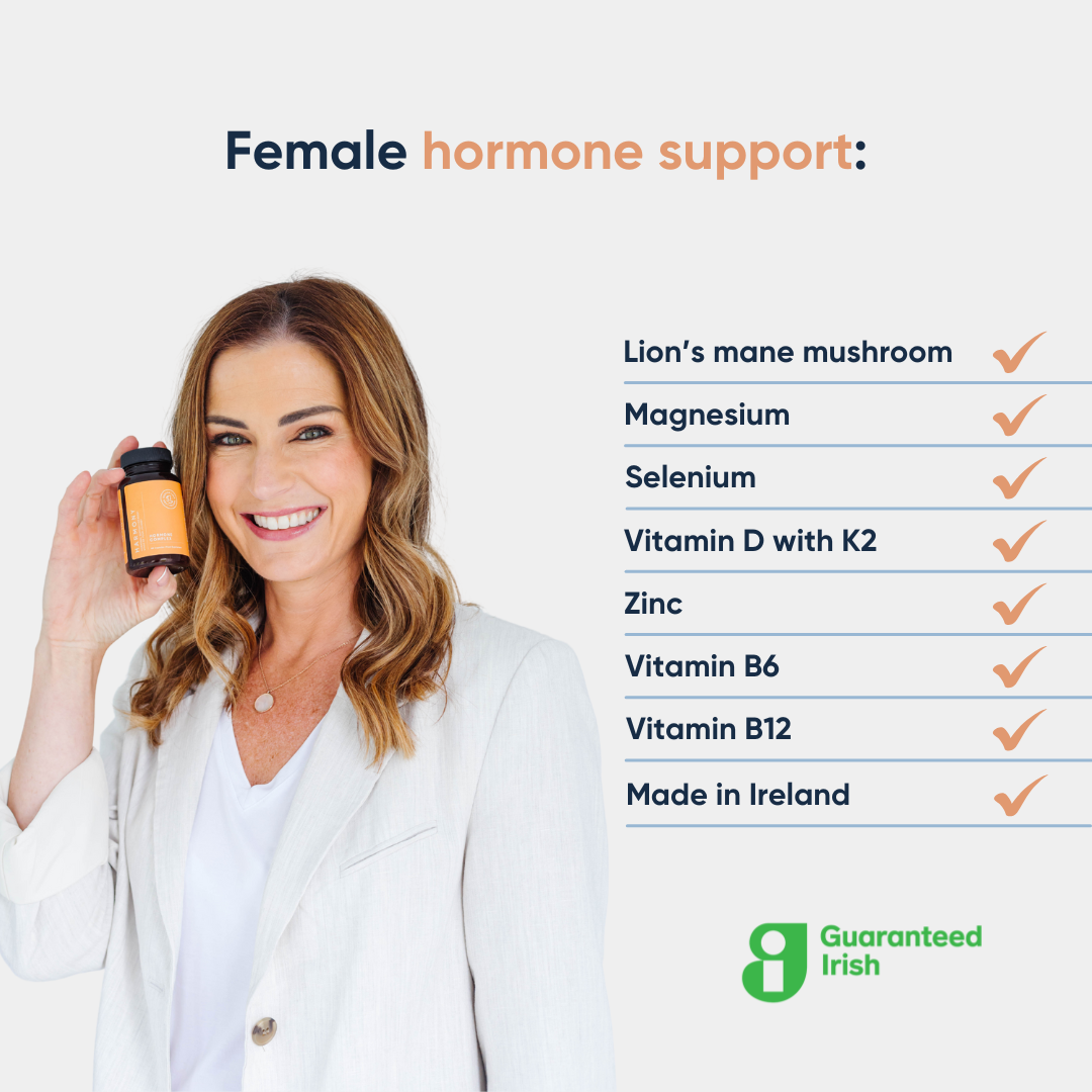 Female Hormone Support with Magnesium and Lion's Mane (60 Capsules)