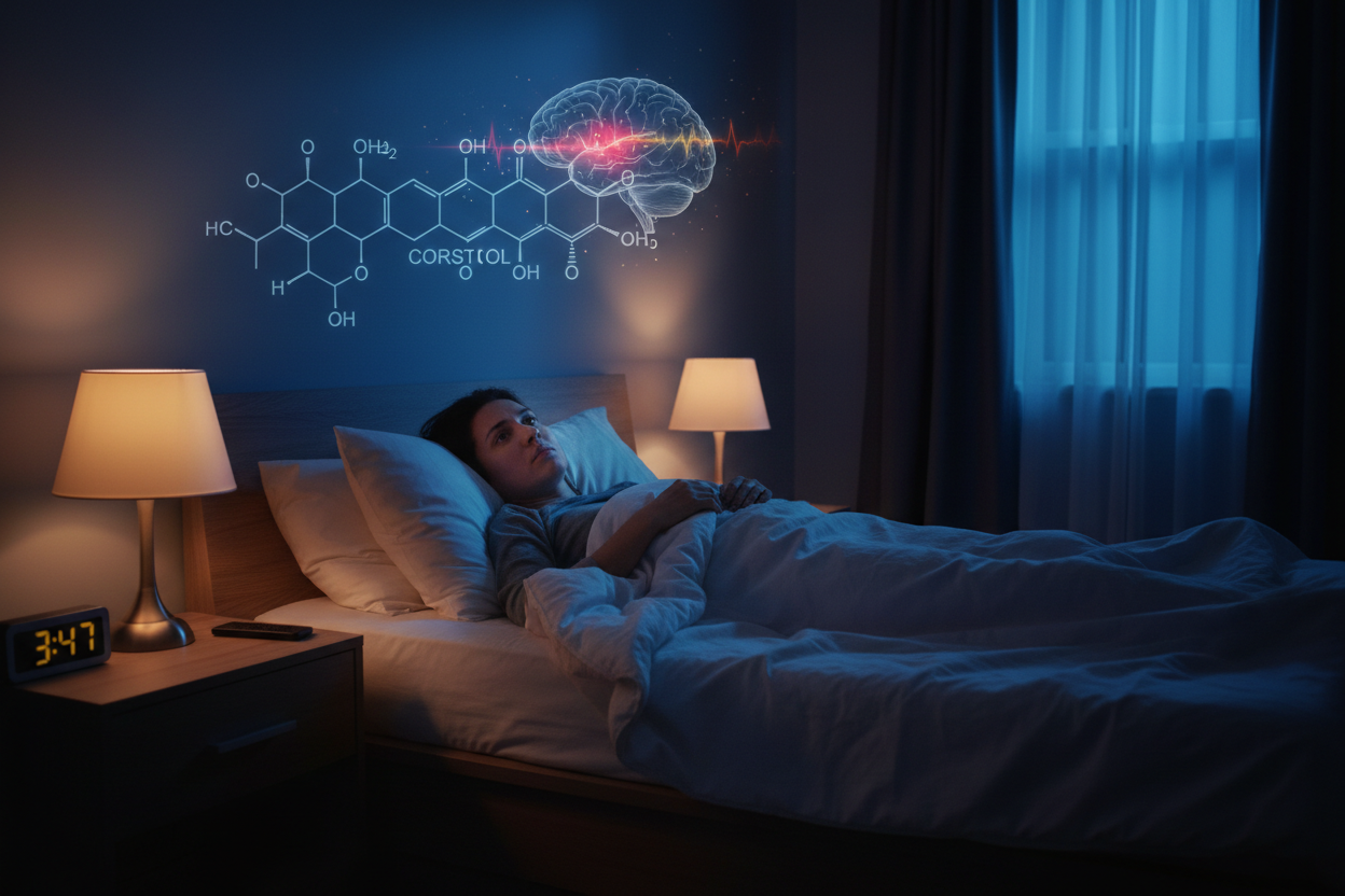 Why Do I Keep Waking Up at 3am? The Cortisol Connection SentroLabs