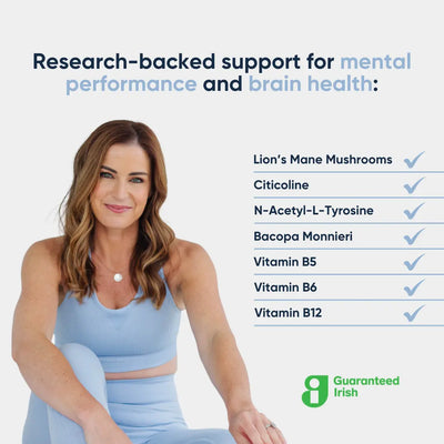 LIMITLESS Brain Health with Lion's Mane and Citicoline (60 Capsules) SentroLabs