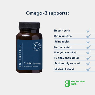 OMEGA-3 High Strength EPA-DHA for a Healthy Body and Mind (30 Capsules) SentroLabs