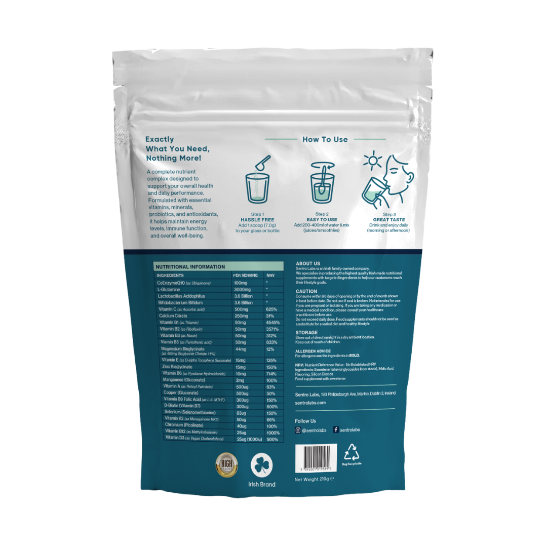 Advanced Multivitamin Powder. All-in-One Formula (30 servings)