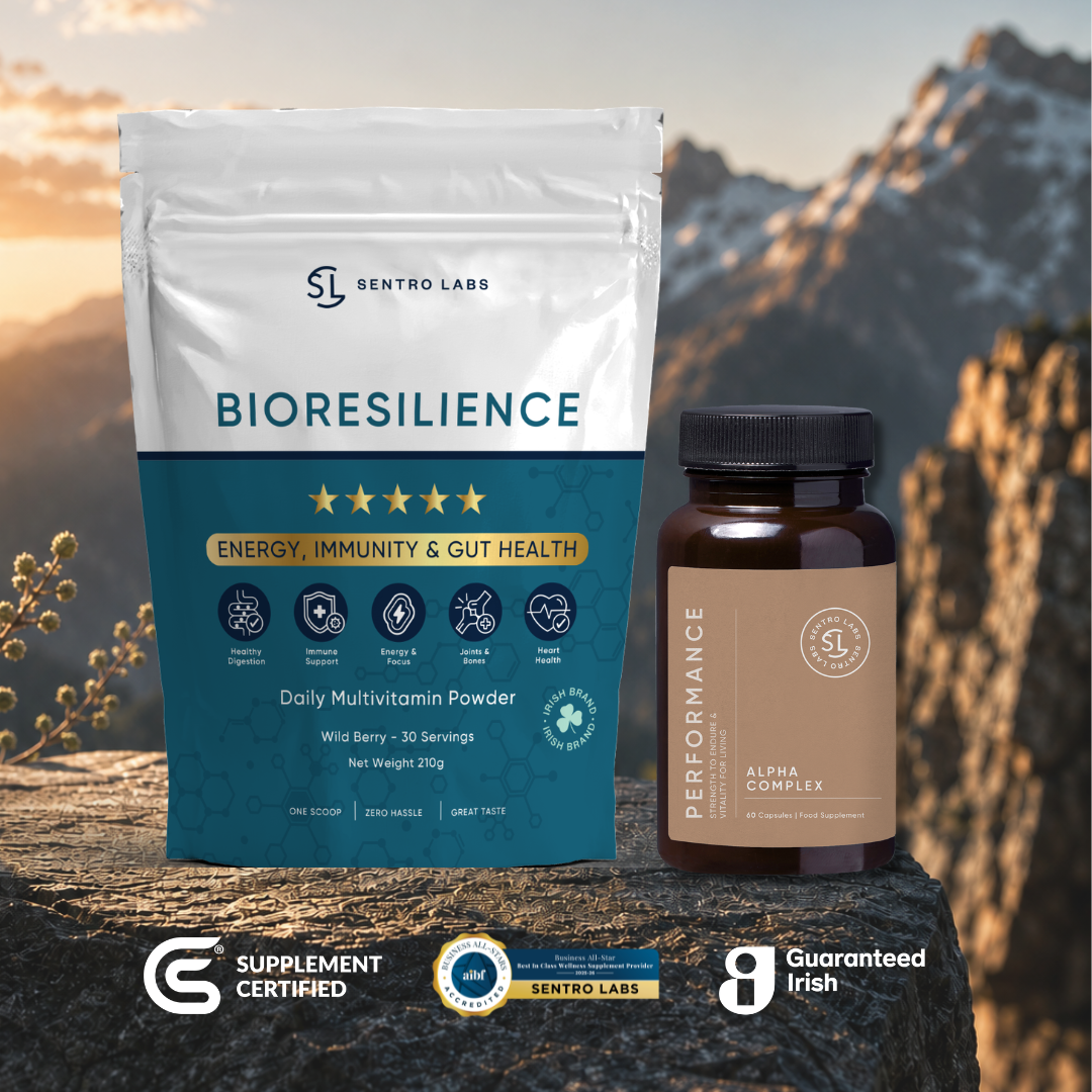 Performance & Bioresilience, Vitality & Energy Bundle (for Men) SentroLabs